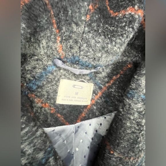 Pins and Needles plaid shacket blazer sz medium - Picture 2 of 9